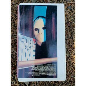 Edge of the Axe VHS Horror Movie 1989 Cut Box Exrental Clamshell Vintage Slasher
